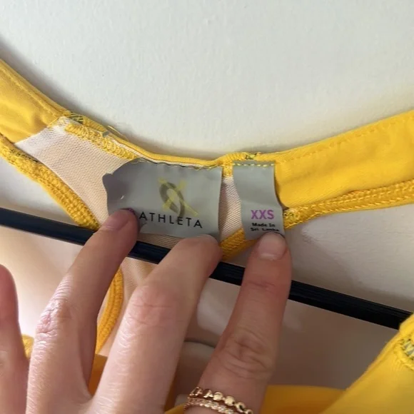 NWT Athleta Yellow tank - Picture 4 of 8